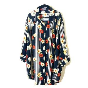 Vintage Floral Blouse